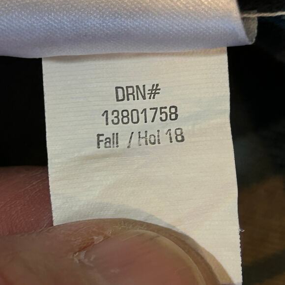 Eddie Bauer Mens XLT Flannel Shirt Brown Blue Button Down Collar 100% Cotton - Picture 10 of 12